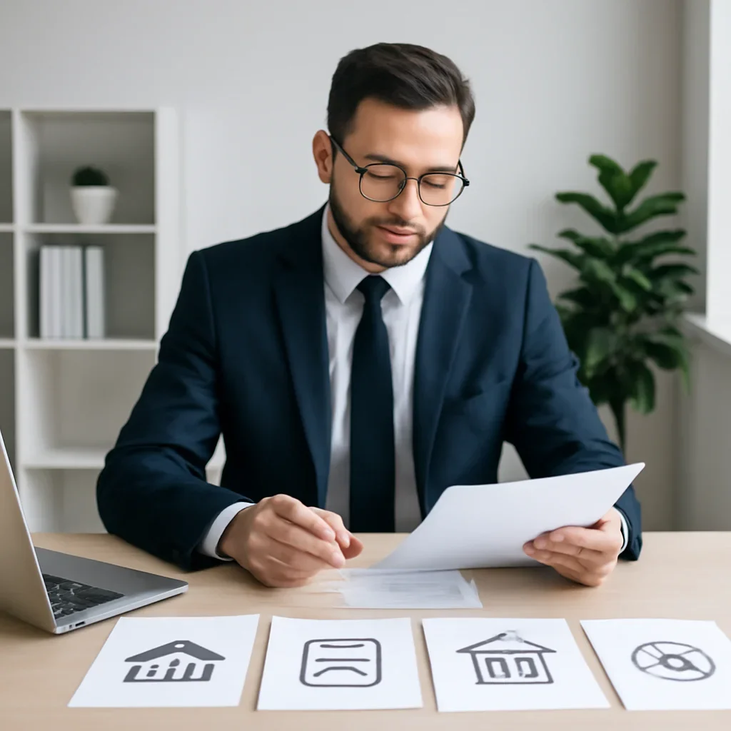 Broker reviewing mortgage steps for 2026 mortgage rate outlook for montreal and quebec buyers