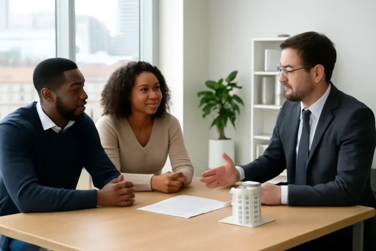 Buying a Condo in Montreal: Mortgage Tips and Common Fees mortgage consultation scene
