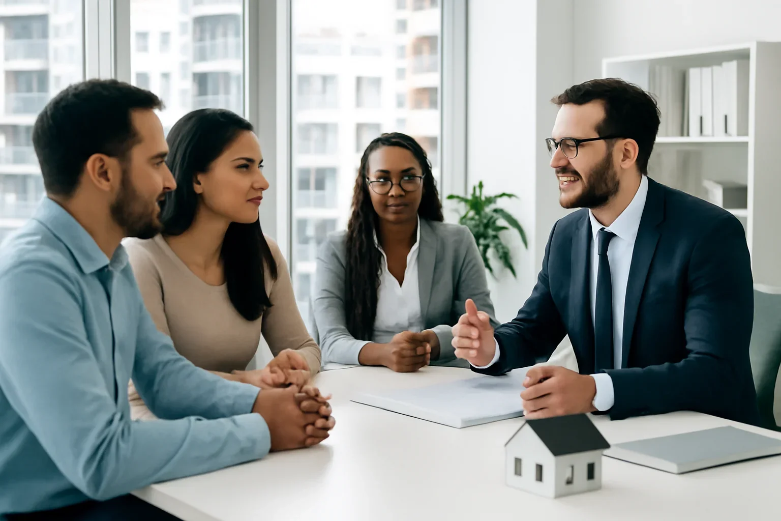 Can Rental Income Help You Qualify for a Mortgage? mortgage consultation scene