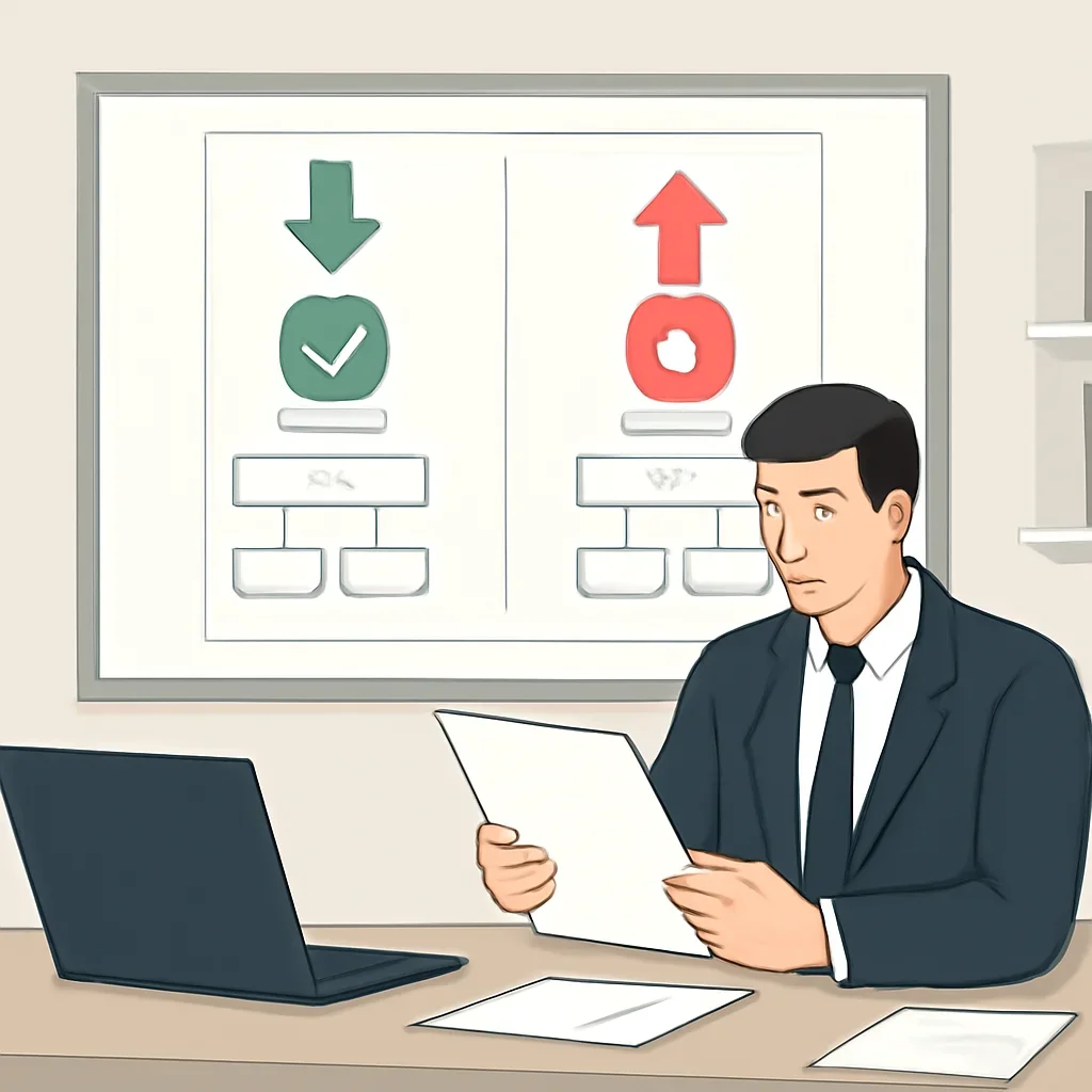 Broker reviewing mortgage steps for debt consolidation mortgage: when it helps and when it hurts