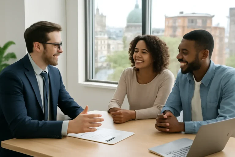 First-Time Buyer Roadmap: Using FHSA and HBP Together mortgage consultation scene