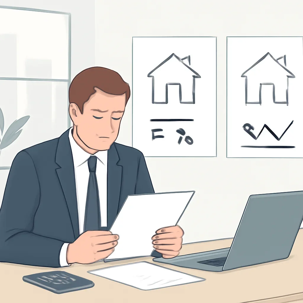 Broker reviewing mortgage steps for fixed vs variable mortgage in 2026: how to choose