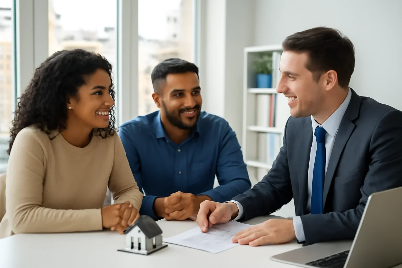 How Much House Can You Afford on Your Income? mortgage consultation scene