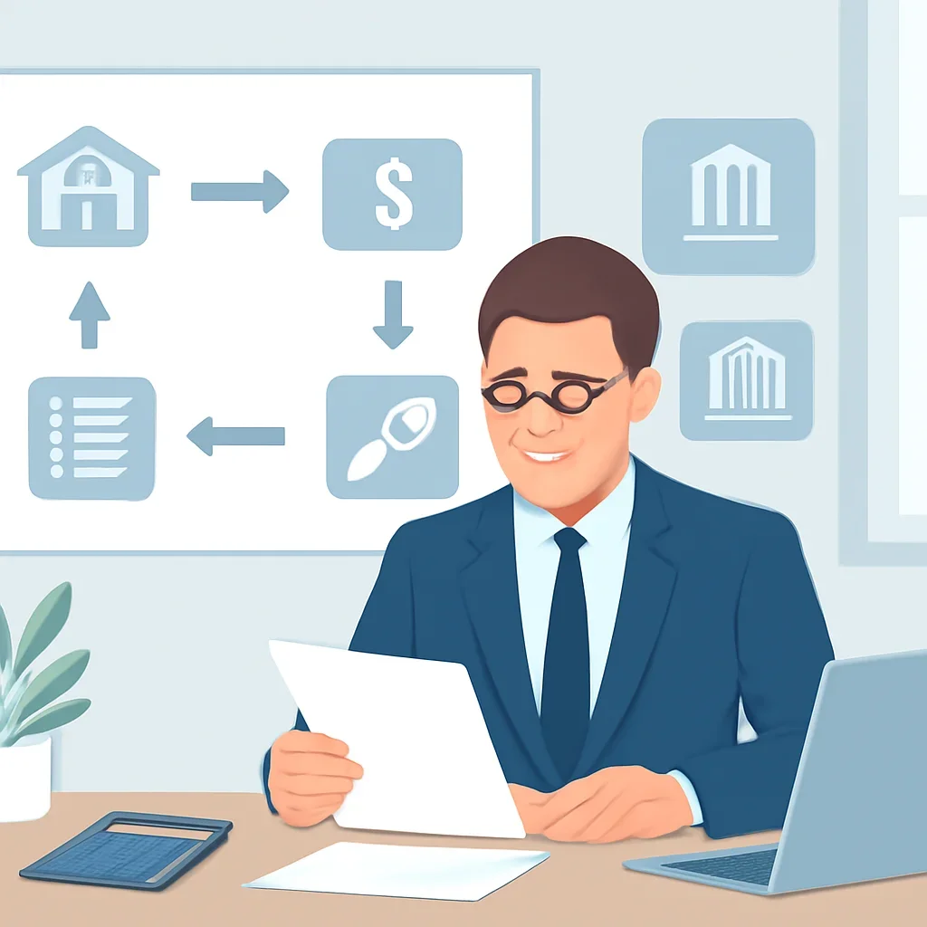 Broker reviewing mortgage steps for how much house can you afford on your income?