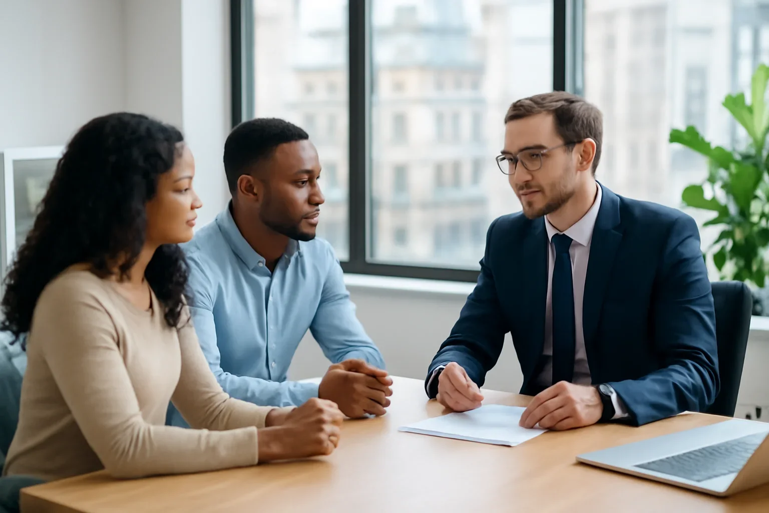 How the Mortgage Stress Test Works in Canada mortgage consultation scene