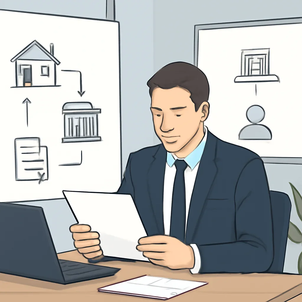 Broker reviewing mortgage steps for how the mortgage stress test works in canada