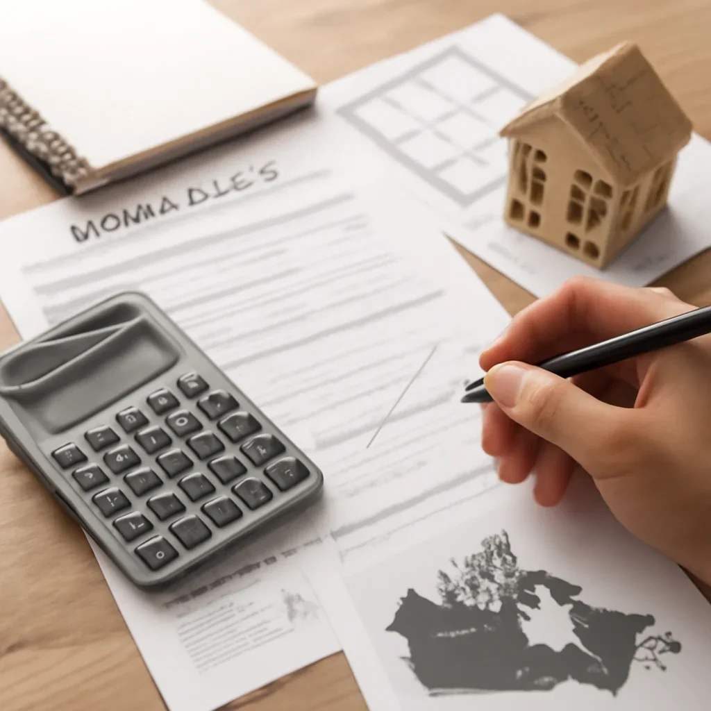 Planning documents and budgeting for how the mortgage stress test works in canada