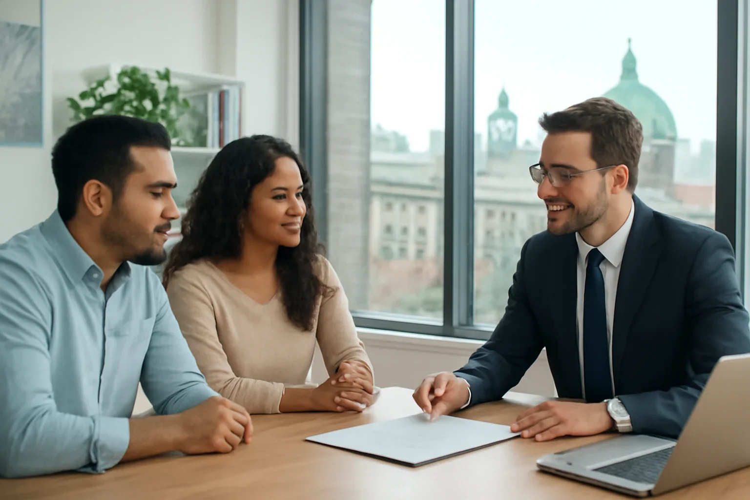 Mortgage Pre-Approval vs Prequalification: What Montreal Buyers Need to Know mortgage consultation scene