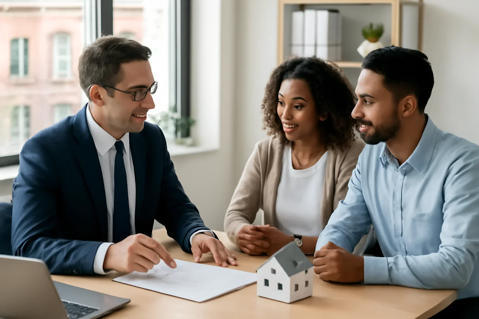 Case Study: Debt Consolidation Refinance mortgage consultation scene