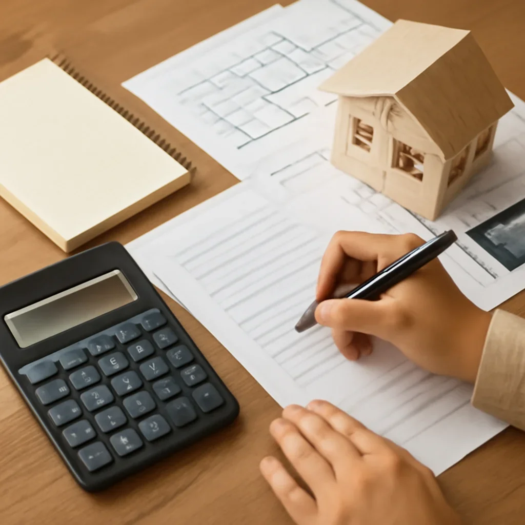 Planning documents and budgeting for down payment options