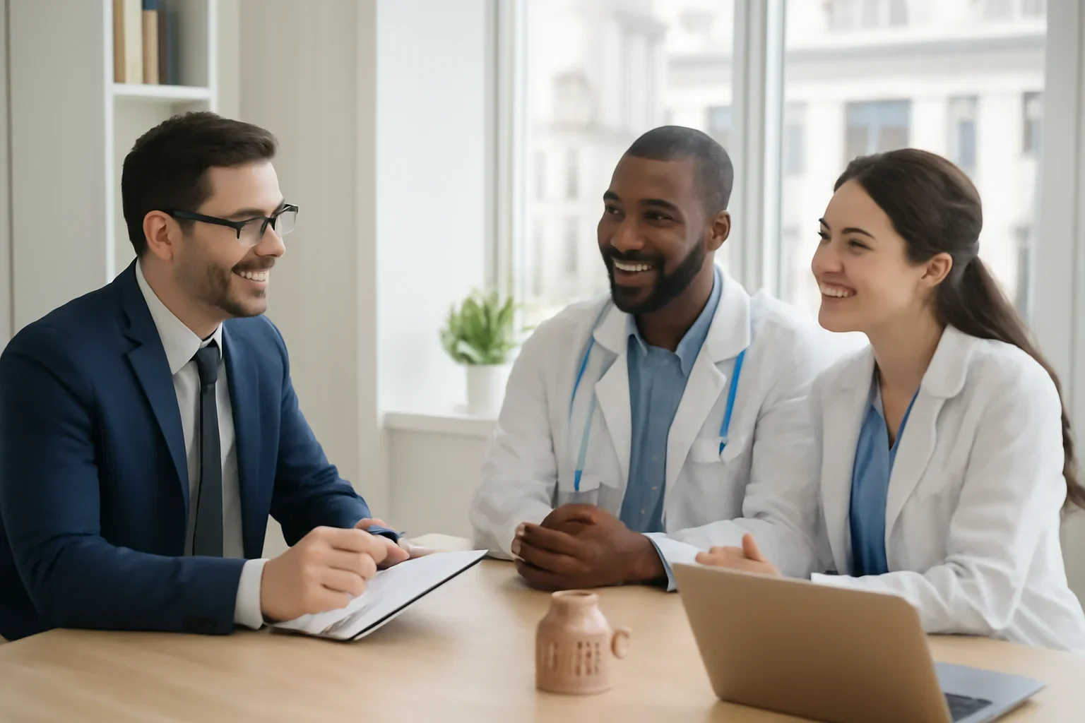Mortgage for Medical Professionals mortgage consultation scene