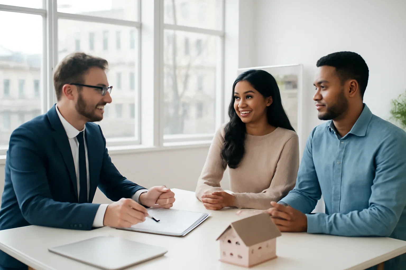 New to Canada Mortgage mortgage consultation scene