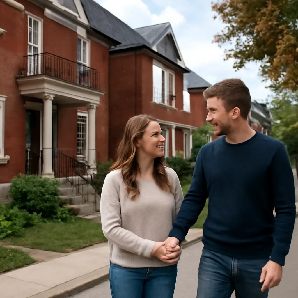 Residential setting connected to new to canada mortgage