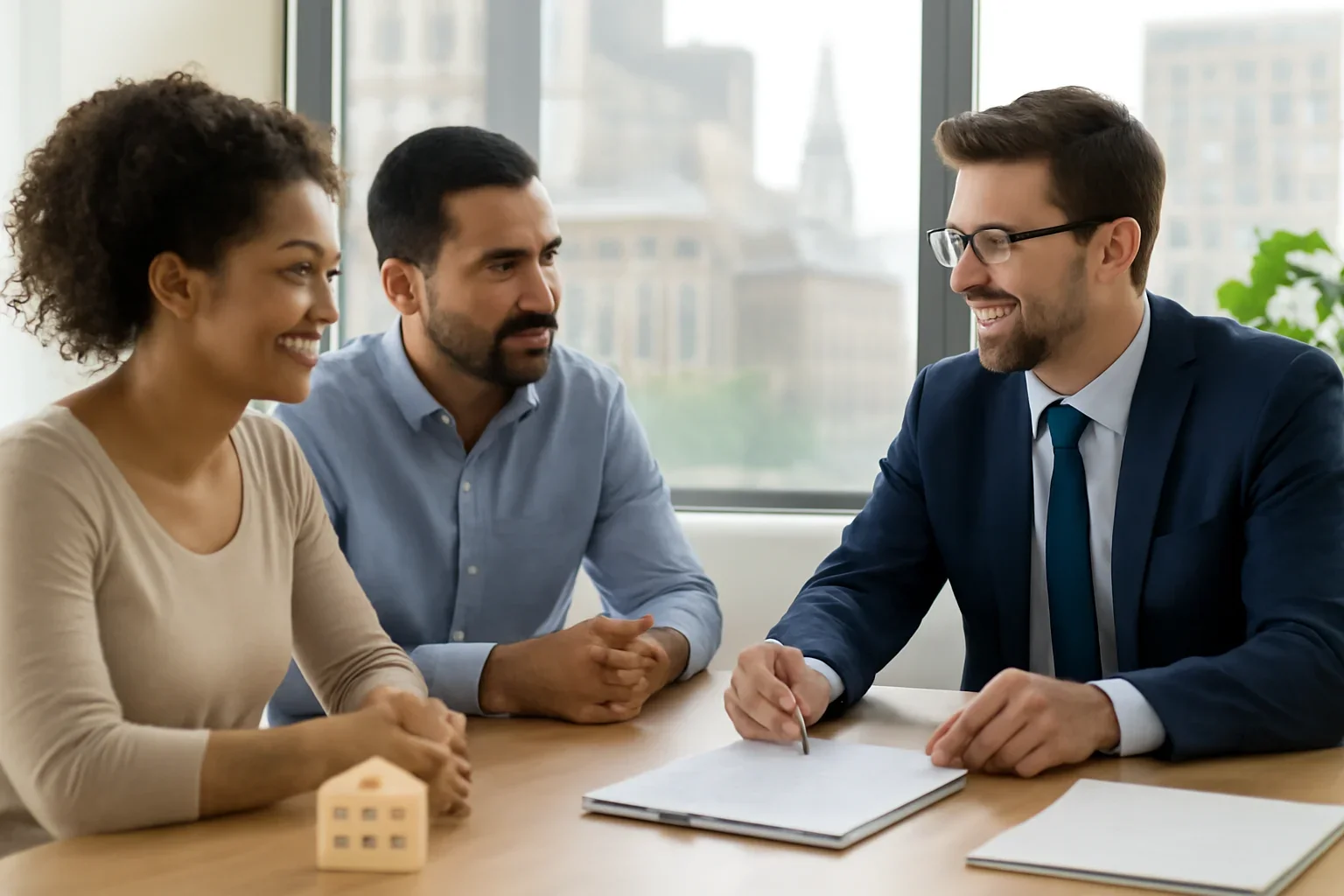 Service Areas mortgage consultation scene