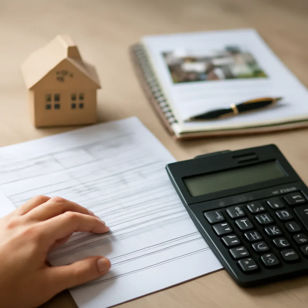 Planning documents and budgeting for spousal buyout mortgage